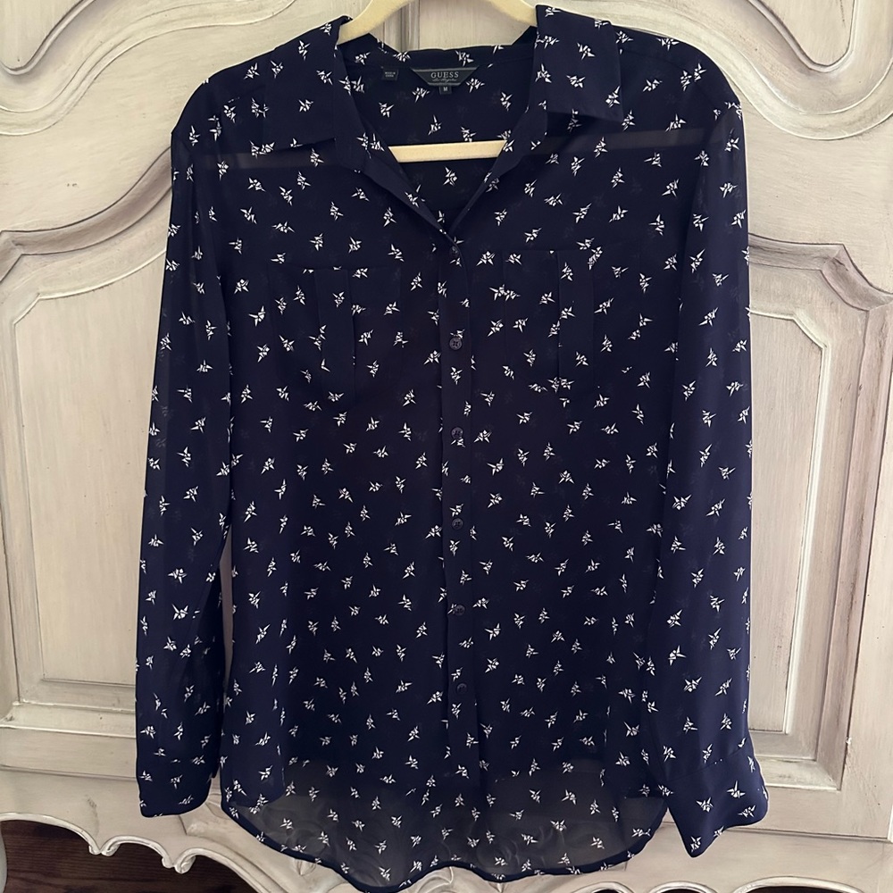 Guess Sheer Blouse